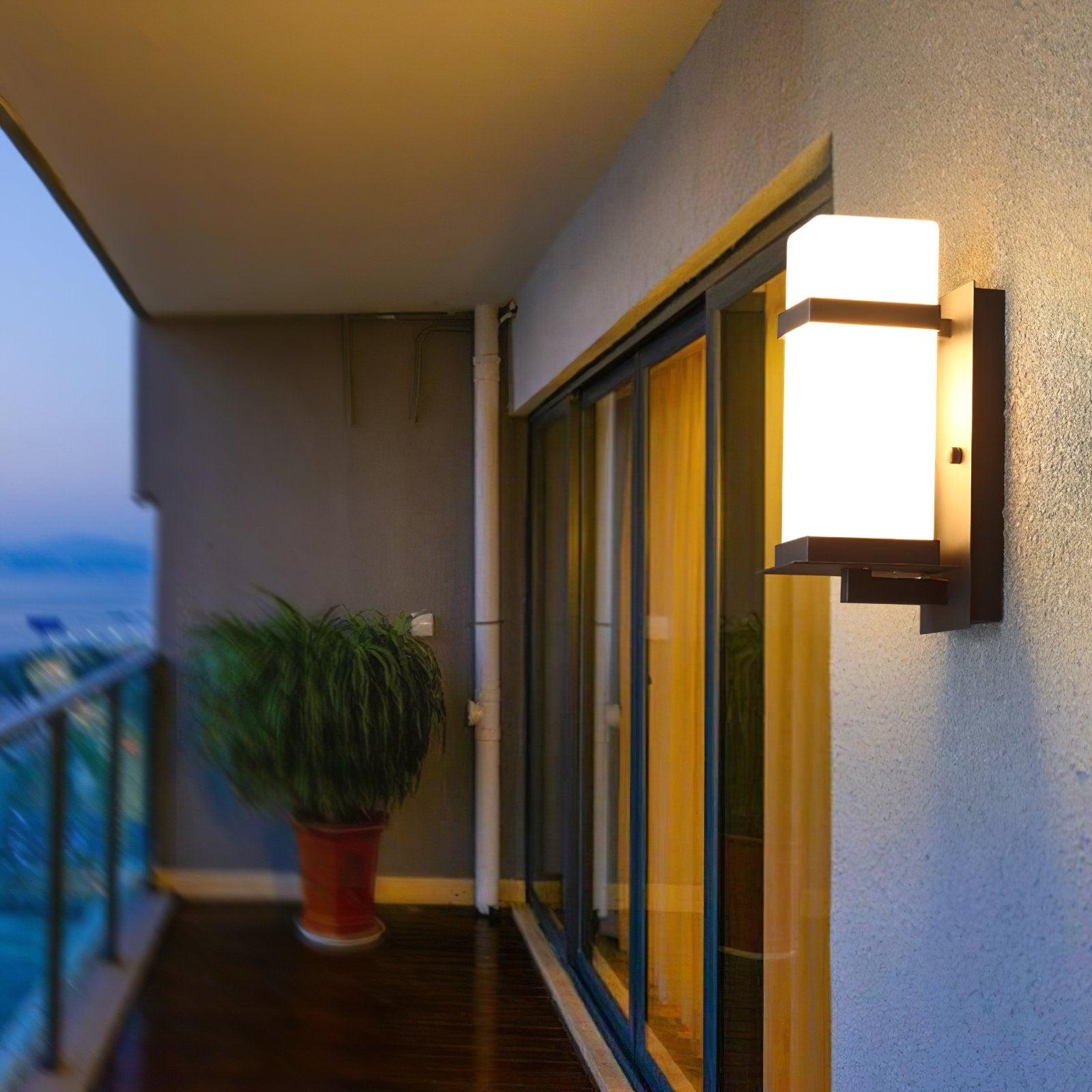 waterproof-mcdade-outdoor-wall-sconce-with-creamy-white-glass-shade-and-black-iron-frame