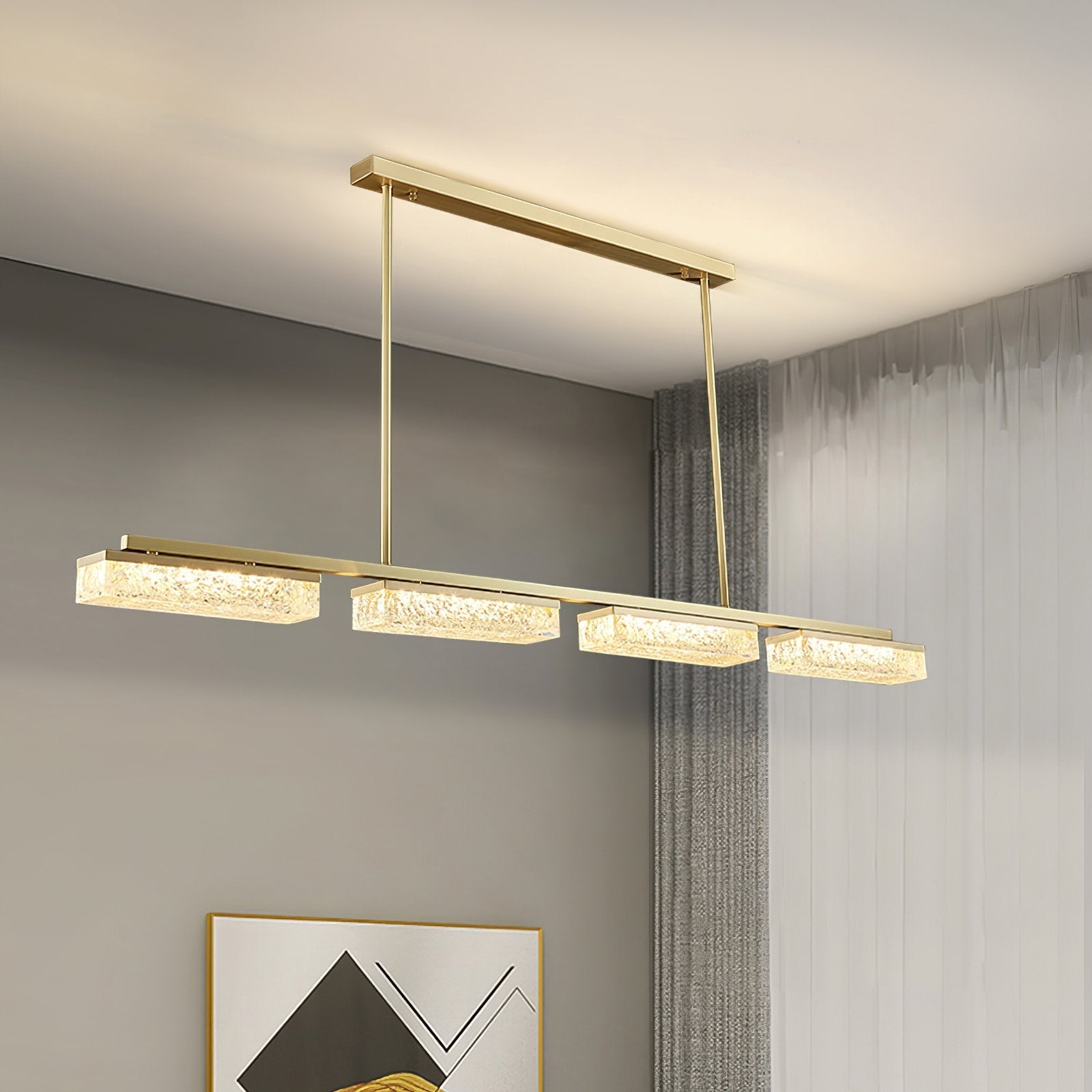 modern-gold-brass-pendant-light-with-resin-shades-and-three-color-led-light