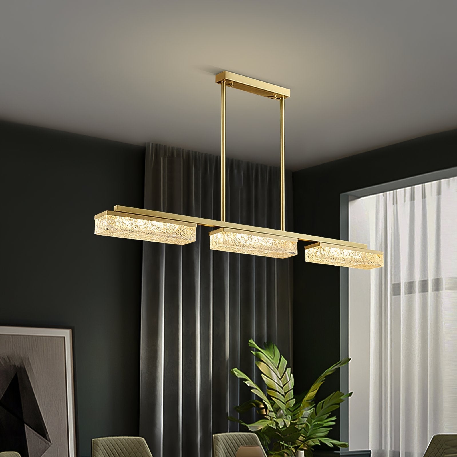 modern-gold-brass-pendant-light-with-resin-shades-and-three-color-led-light