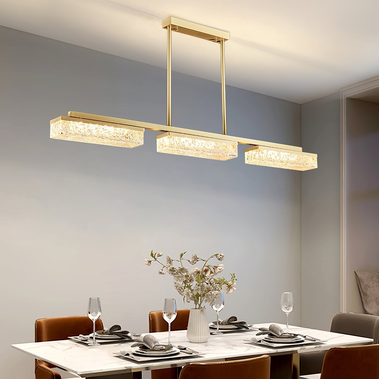 modern-gold-brass-pendant-light-with-resin-shades-and-three-color-led-light