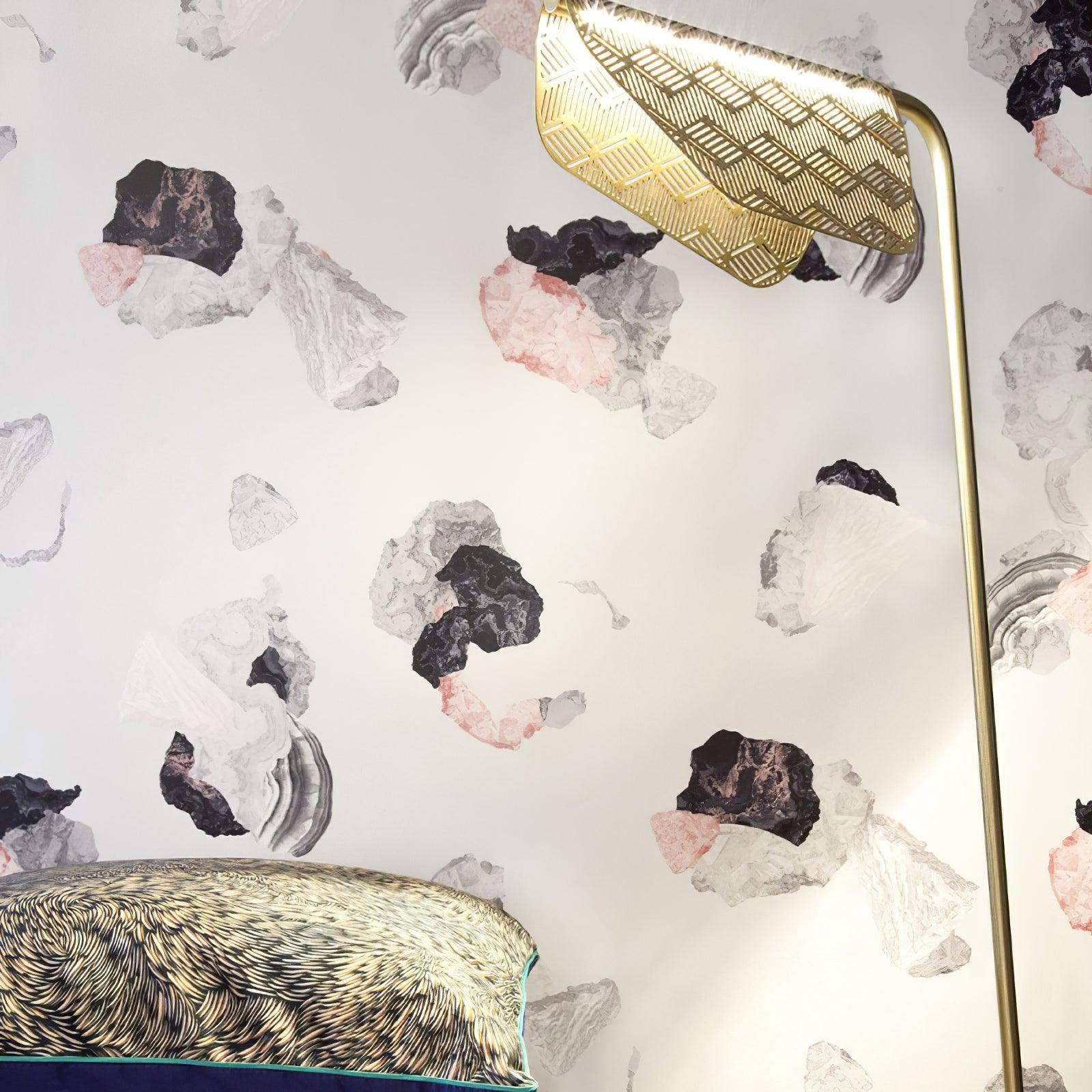Modern Mediterranea Perforated Gold Metal LED Floor Lamp for Reading and Interior Lighting