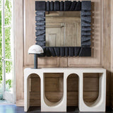 Contemporary Alabaster Stone Table Lamp with Bronze Finish for Luxury Bedroom and Office Lighting