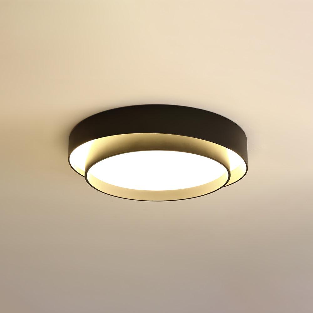 Modern Melody LED Flush Mount Ceiling Light Contemporary Cylindrical Lighting Fixture