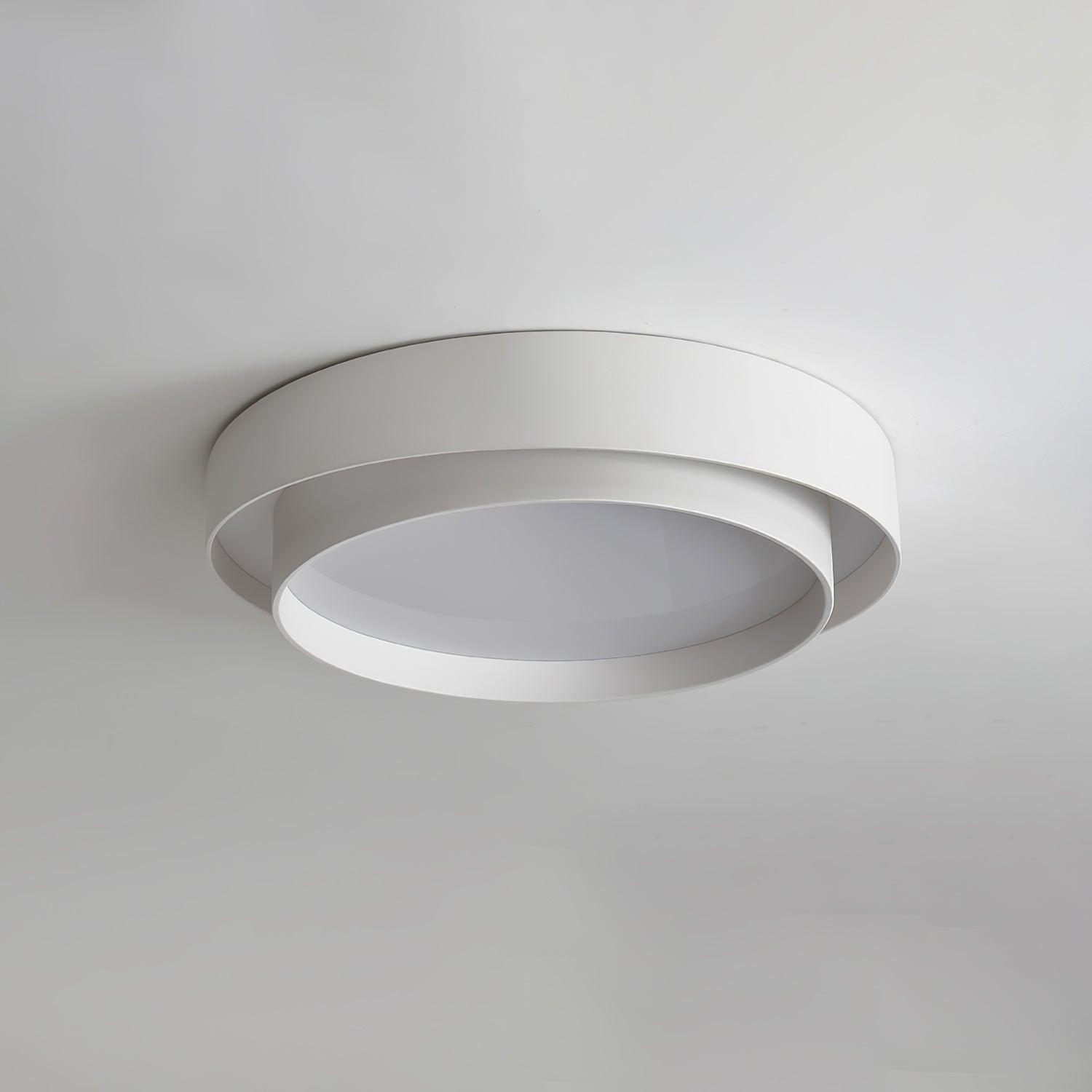 Modern Melody LED Flush Mount Ceiling Light Contemporary Cylindrical Lighting Fixture
