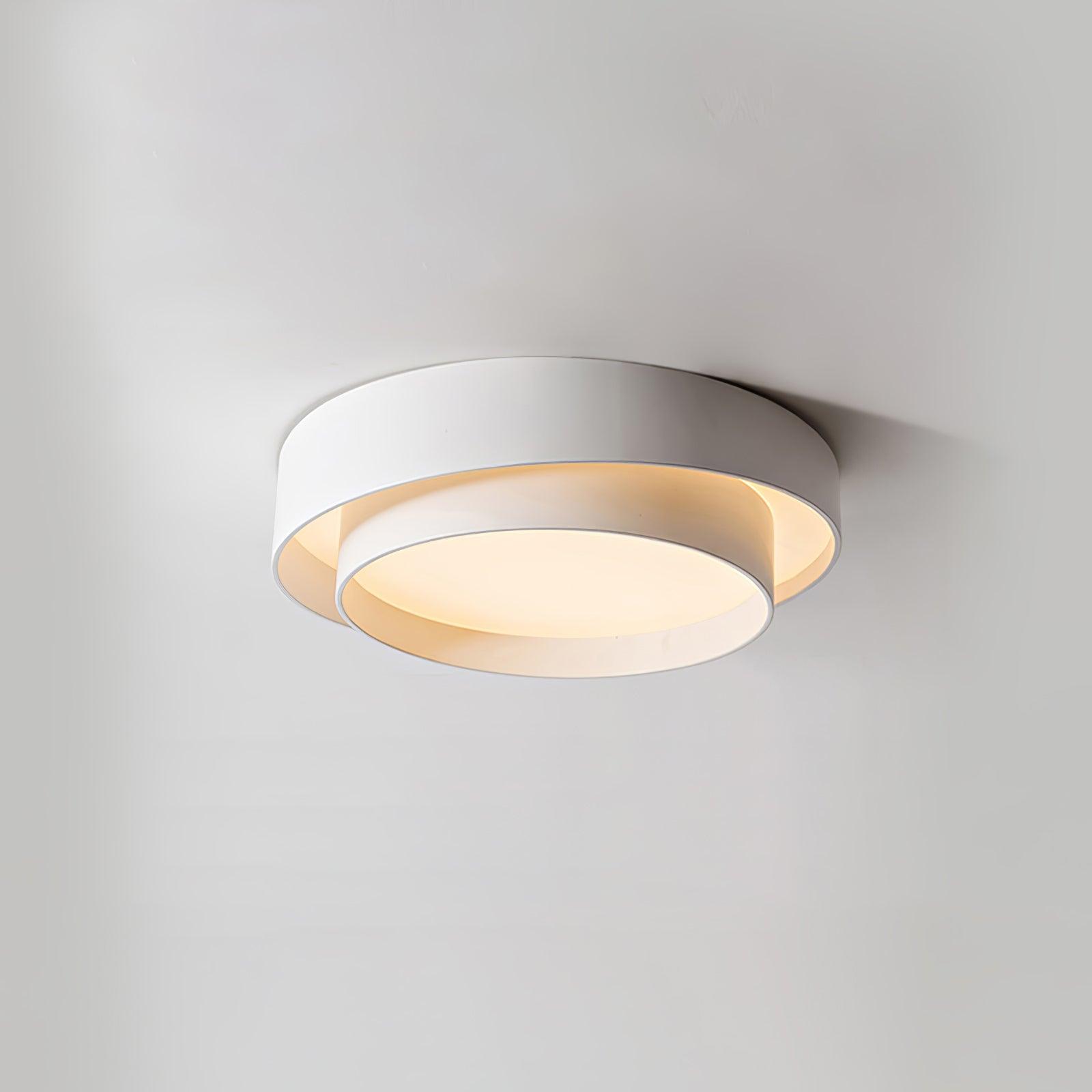 Modern Melody LED Flush Mount Ceiling Light Contemporary Cylindrical Lighting Fixture