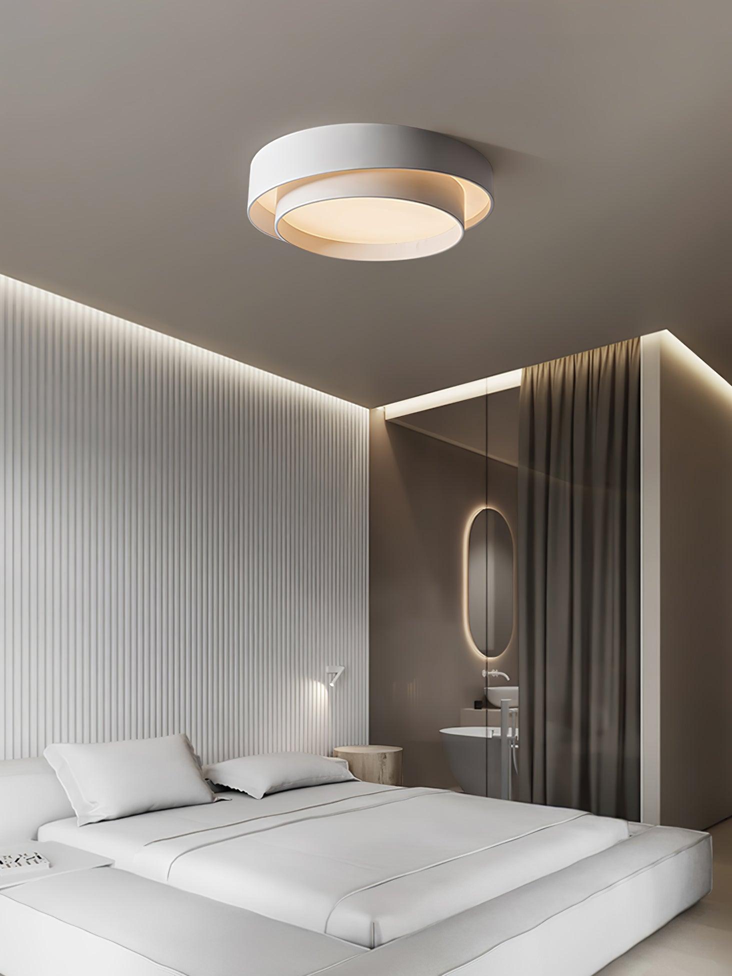 Modern Melody LED Flush Mount Ceiling Light Contemporary Cylindrical Lighting Fixture