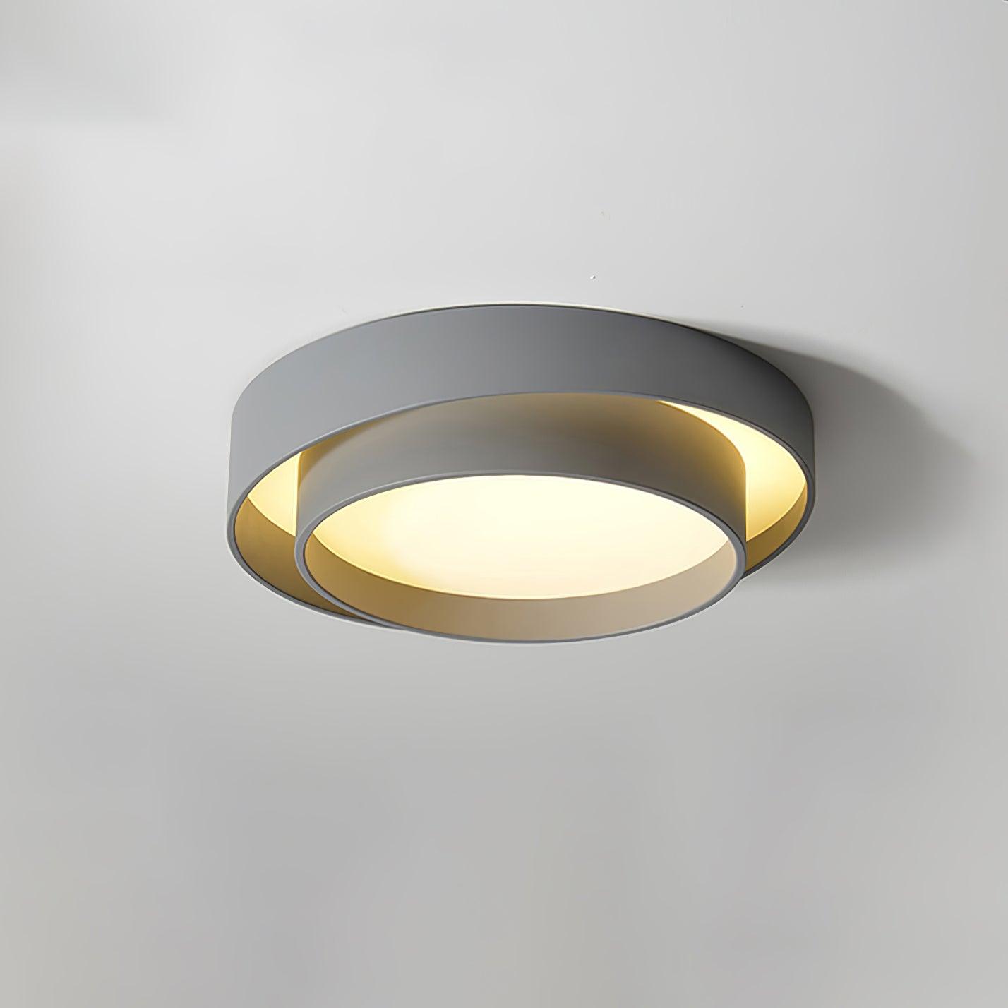 Modern Melody LED Flush Mount Ceiling Light Contemporary Cylindrical Lighting Fixture