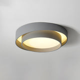 Modern Melody LED Flush Mount Ceiling Light Contemporary Cylindrical Lighting Fixture