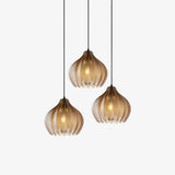 modern-ribbed-glass-pendant-light-with-melon-shade-for-dining-room