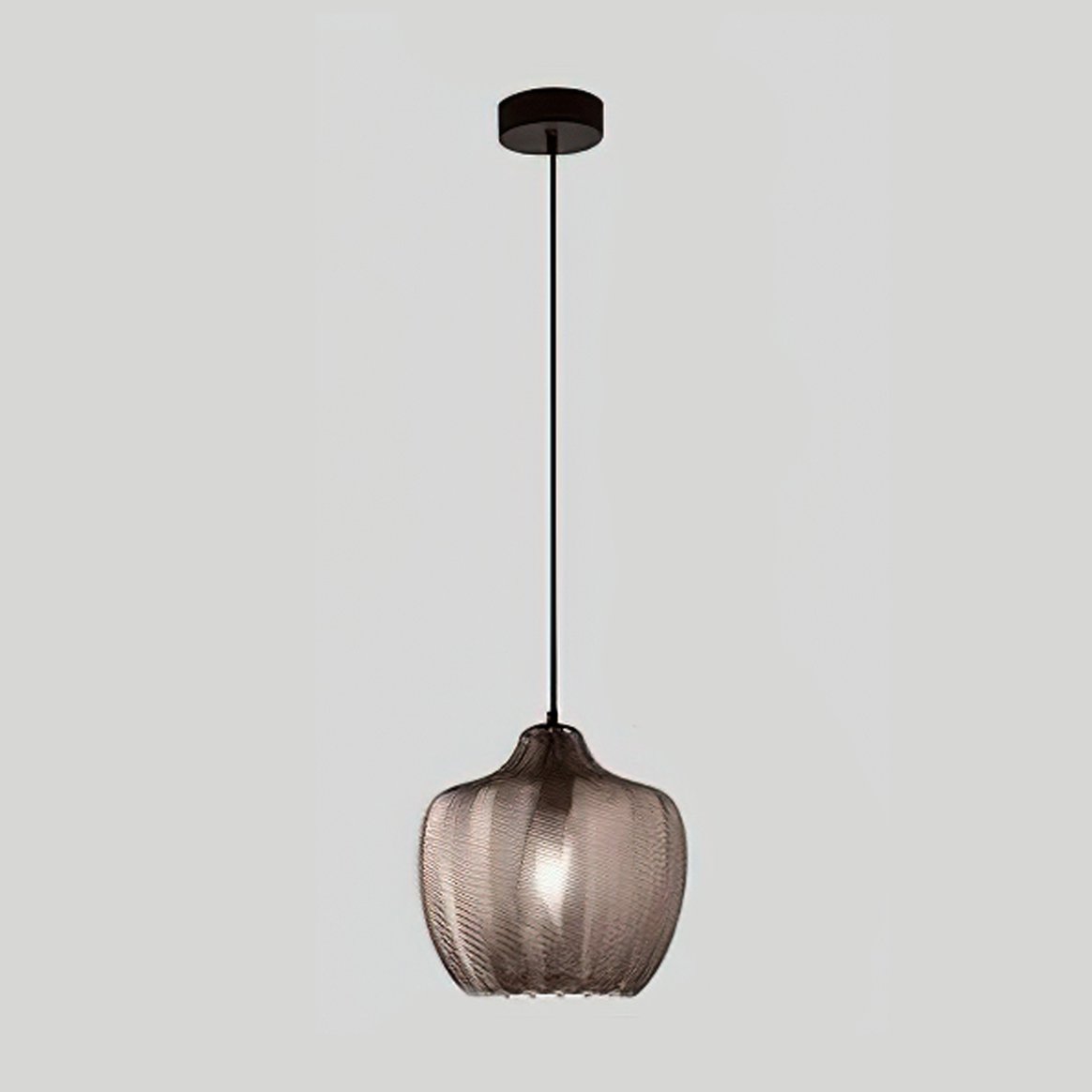 modern-ribbed-glass-pendant-light-with-melon-shade-for-dining-room