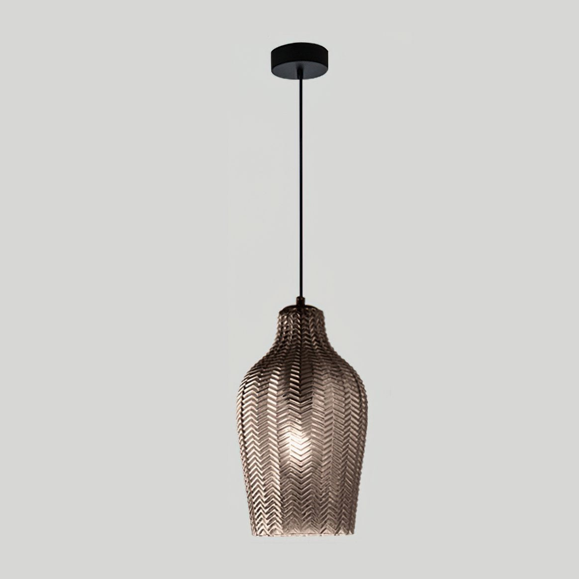 modern-ribbed-glass-pendant-light-with-melon-shade-for-dining-room
