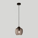 modern-ribbed-glass-pendant-light-with-melon-shade-for-dining-room