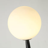 Architectural Roman Column Accent Lamp Elegant Resin and Glass Table Light