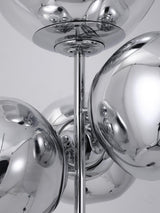 Decorative Melting Glass Column Floor Lamp Standing Light with Marble Base