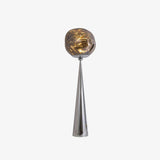 Modern Melt Glass Cone Floor Lamp Tall Decorative Standing Light
