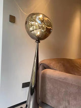 Modern Melt Glass Cone Floor Lamp Tall Decorative Standing Light