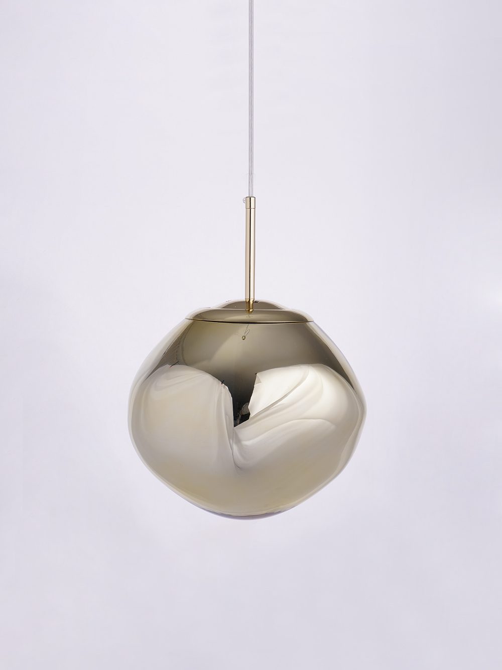 contemporary-melt-glass-style-lava-pendant-light-unique-mirror-finish-polycarbonate-hanging-lamp