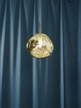 contemporary-melt-glass-style-lava-pendant-light-unique-mirror-finish-polycarbonate-hanging-lamp