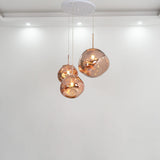 contemporary-melt-glass-style-lava-pendant-light-unique-mirror-finish-polycarbonate-hanging-lamp