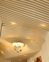 Modern Mercury Pebble LED Ceiling Lamp Sculptural Chrome Flush Mount Light Fixture