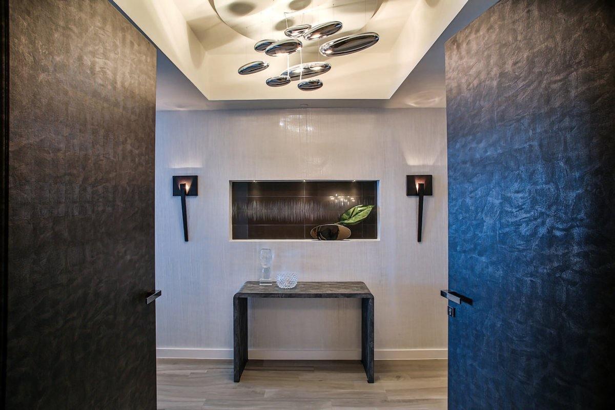 Modern Mercury Pebble LED Ceiling Lamp Sculptural Chrome Flush Mount Light Fixture