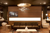 Modern Mercury Pebble LED Ceiling Lamp Sculptural Chrome Flush Mount Light Fixture