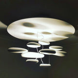 Modern Mercury Pebble LED Ceiling Lamp Sculptural Chrome Flush Mount Light Fixture