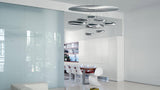 Modern Mercury Pebble LED Ceiling Lamp Sculptural Chrome Flush Mount Light Fixture