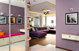 Modern Mercury Pebble LED Ceiling Lamp Sculptural Chrome Flush Mount Light Fixture