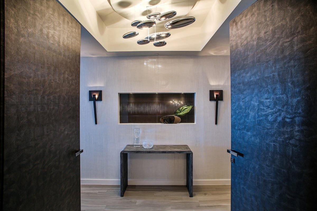 Modern Mercury Pebble LED Ceiling Lamp Sculptural Chrome Flush Mount Light Fixture