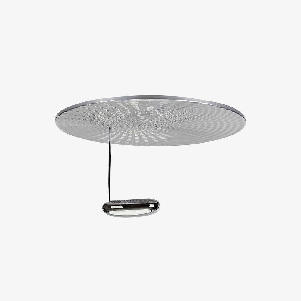 Modern Mercury Chrome Bio-morphic LED Ceiling Light for Contemporary Living Spaces
