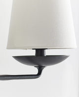 elegant-mid-century-brass-wall-sconce-with-conical-fabric-shade-for-bedroom-and-hallway