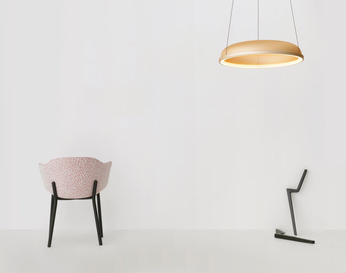 modern-yellow-perforated-mesh-space-pendant-lamp-with-integrated-led-lighting