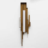 modern-brutalist-gold-metal-sculpted-wall-sconce-integrated-led-vertical-light-fixture