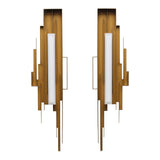modern-brutalist-gold-metal-sculpted-wall-sconce-integrated-led-vertical-light-fixture