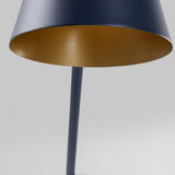 Modern Metro Torchiere Metal Floor Lamp with Marble Base and Minimalist Scandinavian Design