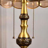 Modern Brass Gold Task Table Lamp with Matte Glass Globe for Luxury Office and Bedroom
