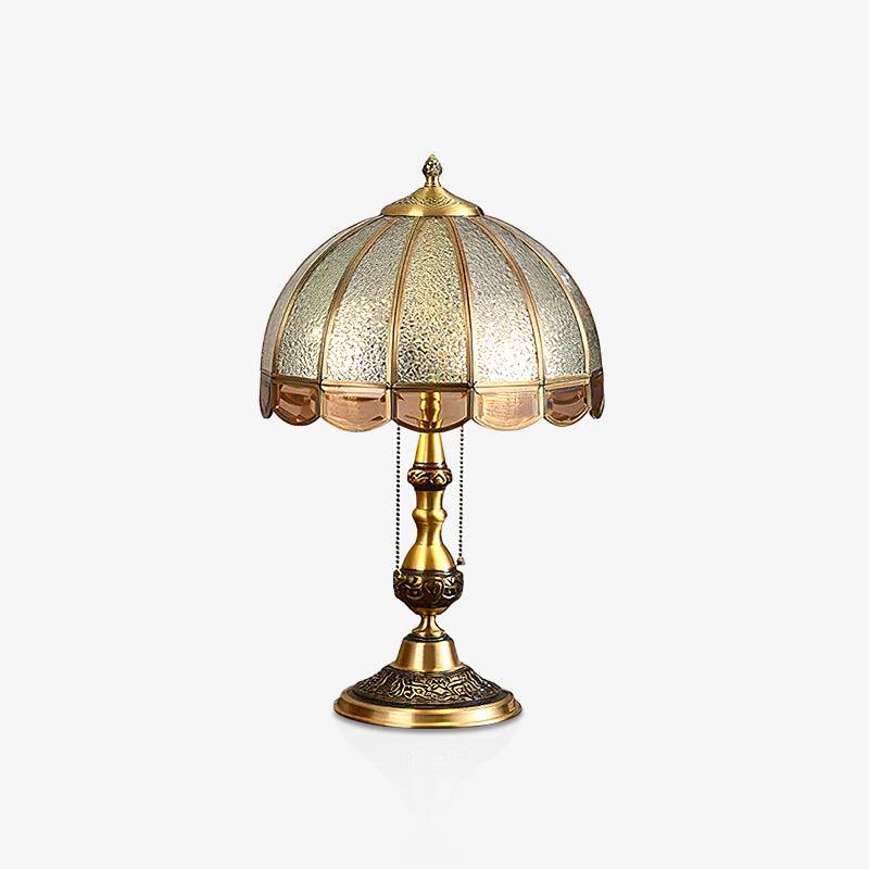 Modern Brass Gold Task Table Lamp with Matte Glass Globe for Luxury Office and Bedroom