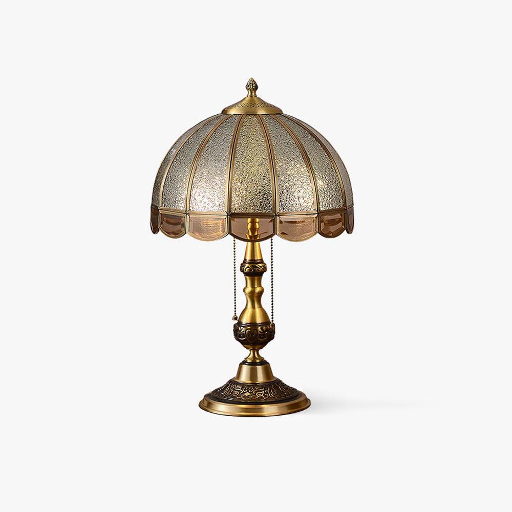 Modern Brass Gold Task Table Lamp with Matte Glass Globe for Luxury Office and Bedroom