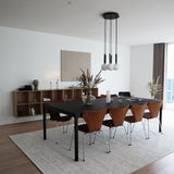 Modern Glass Sphere Pendant Light Nordic Mouth Blown Hanging Lamp for Dining Room and Kitchen