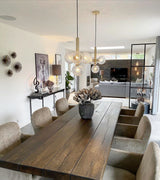 Modern Glass Sphere Pendant Light Nordic Mouth Blown Hanging Lamp for Dining Room and Kitchen
