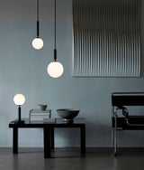 Luminae Glass Sphere Pendant Light Modern Nordic Hanging Lamp for Kitchen and Dining Room