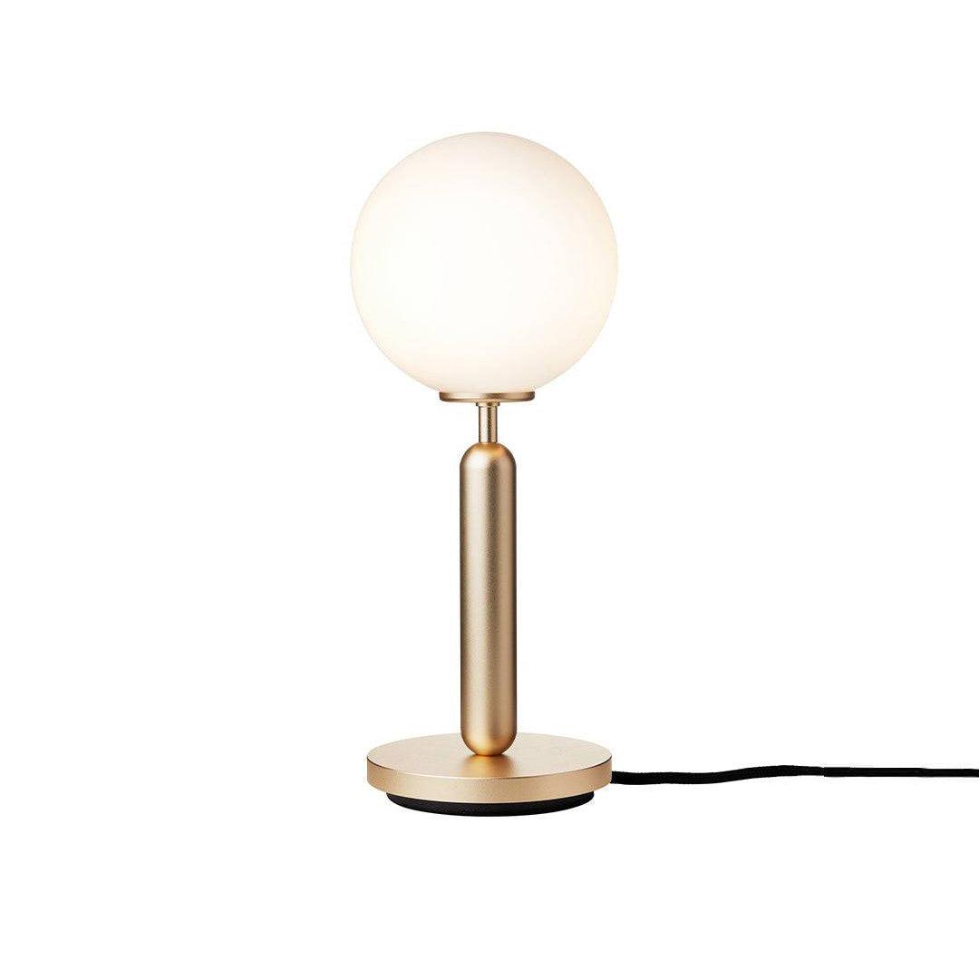 Scandinavian Hand Blown Glass Table Lamp Minimalist Elegant Desk Light for Home Decor