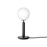 Scandinavian Hand Blown Glass Table Lamp Minimalist Elegant Desk Light for Home Decor