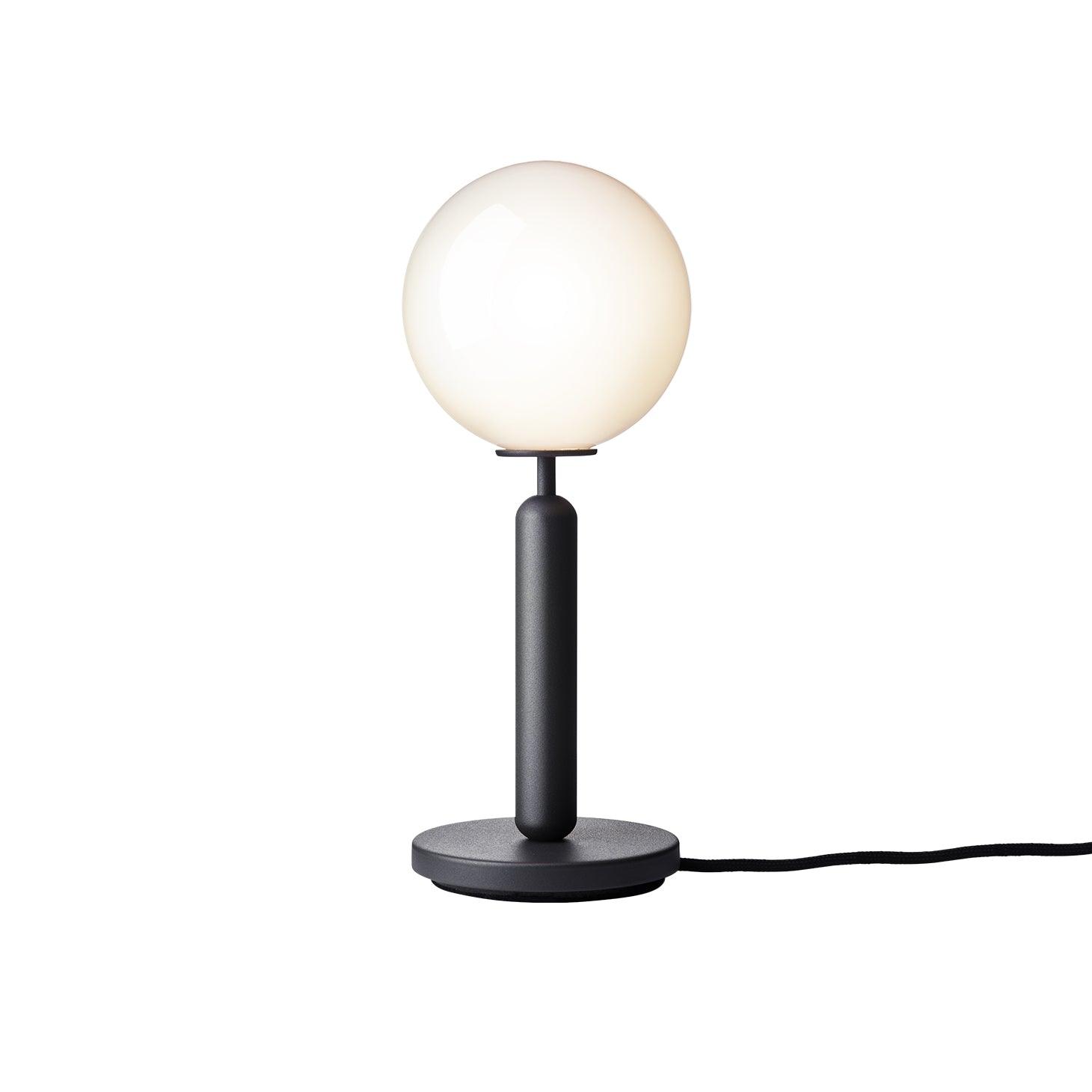Scandinavian Hand Blown Glass Table Lamp Minimalist Elegant Desk Light for Home Decor