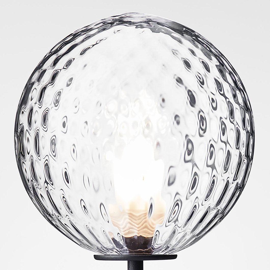 Scandinavian Hand Blown Glass Table Lamp Minimalist Elegant Desk Light for Home Decor