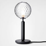 Scandinavian Hand Blown Glass Table Lamp Minimalist Elegant Desk Light for Home Decor