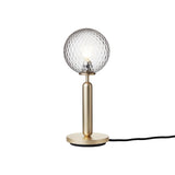 Scandinavian Hand Blown Glass Table Lamp Minimalist Elegant Desk Light for Home Decor