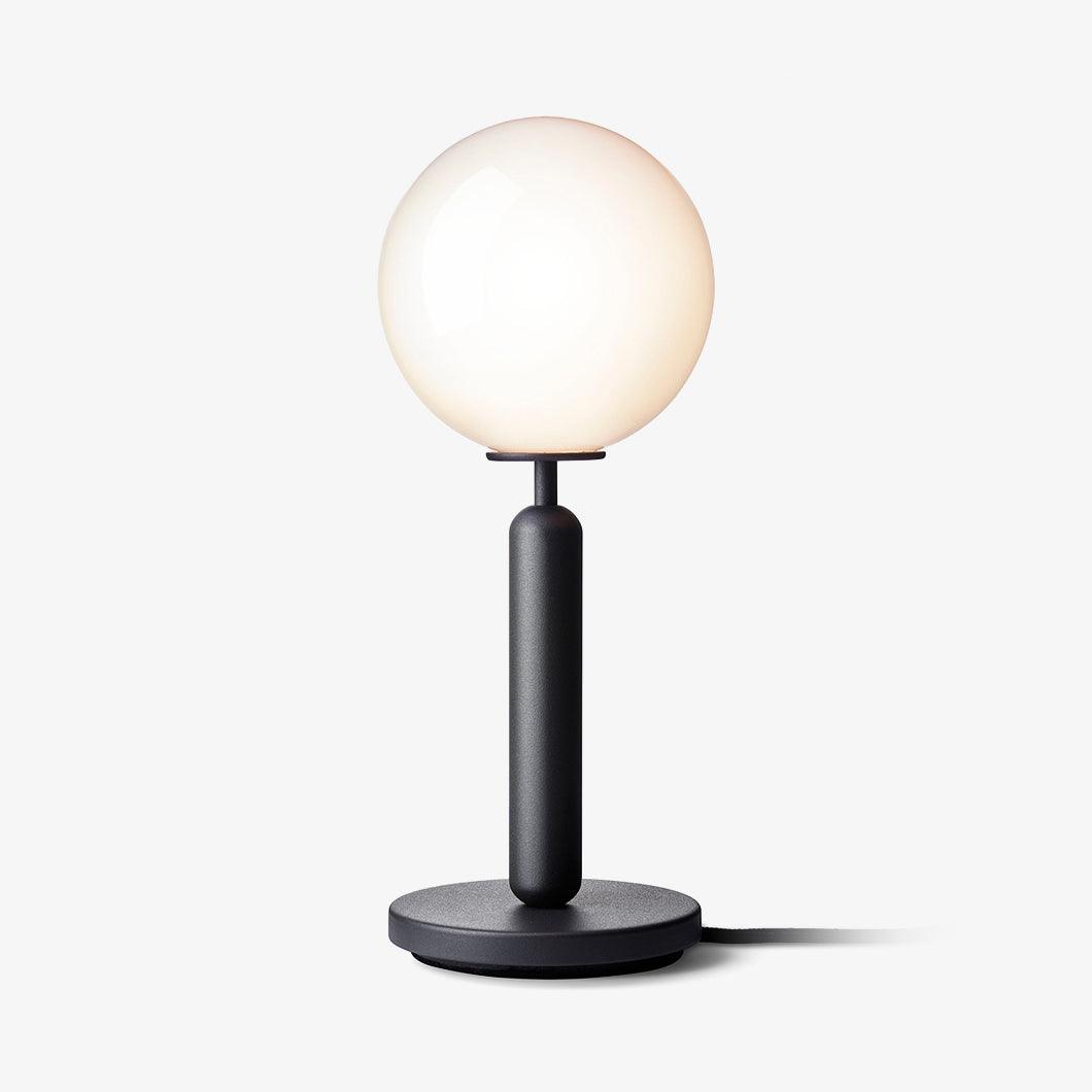 Scandinavian Hand Blown Glass Table Lamp Minimalist Elegant Desk Light for Home Decor