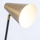 Mid Century Modern Adjustable Task Table Lamp with Cone Shade for Bedside and Office